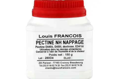 Pot de pectine NH Louis François, 150g. Idéal pour le dosage de pectine nh confiture.
