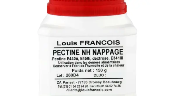 Pot de pectine NH Louis François, 150g. Idéal pour le dosage de pectine nh confiture.