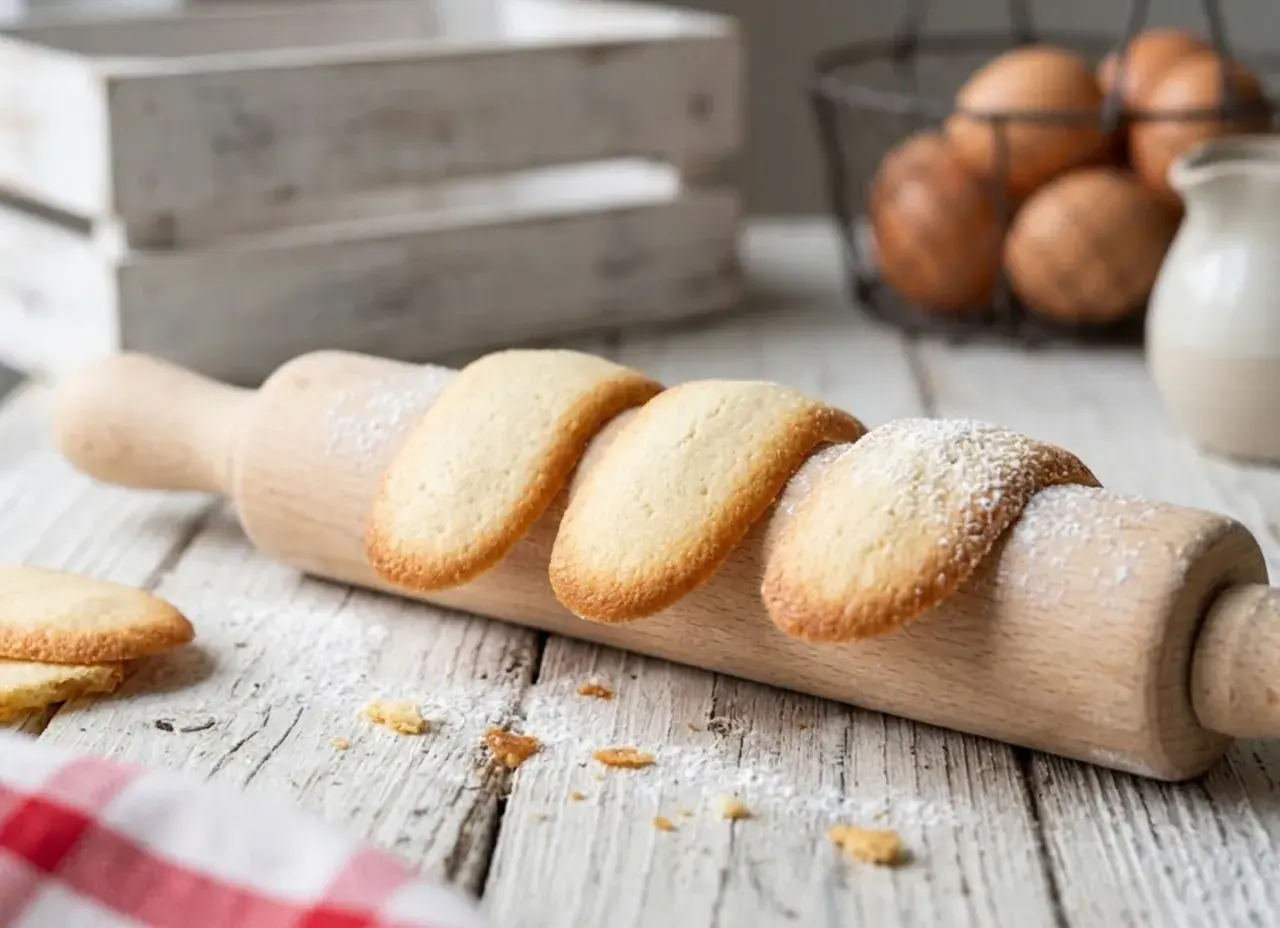 Délicieuses langues de chat saupoudrées de sucre glace, prêtes à être dégustées. Une recette facile pour un goûter parfait.