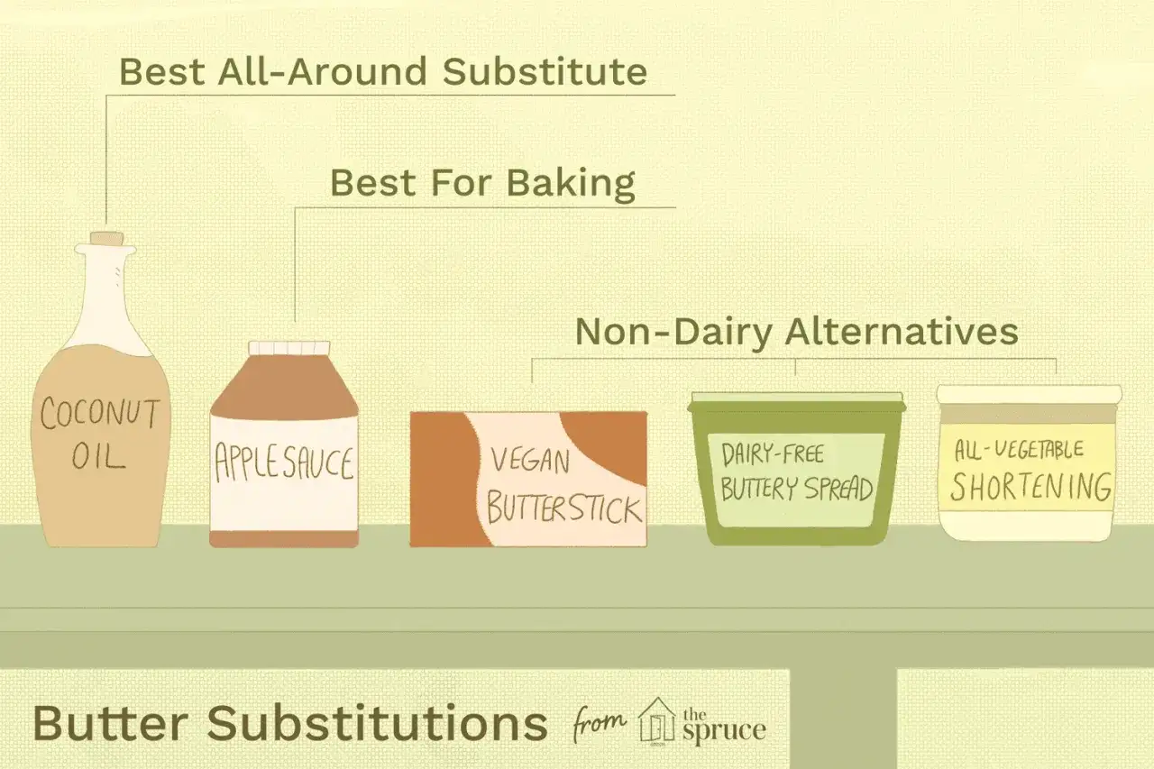 Huile de coco, compote de pommes, beurre végétal, margarine : découvrez par quoi remplacer le beurre pour vos recettes.